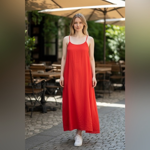 Only Carmakoma Dresses & Skirts - Carmakoma Vibrant Red Maxi Dress